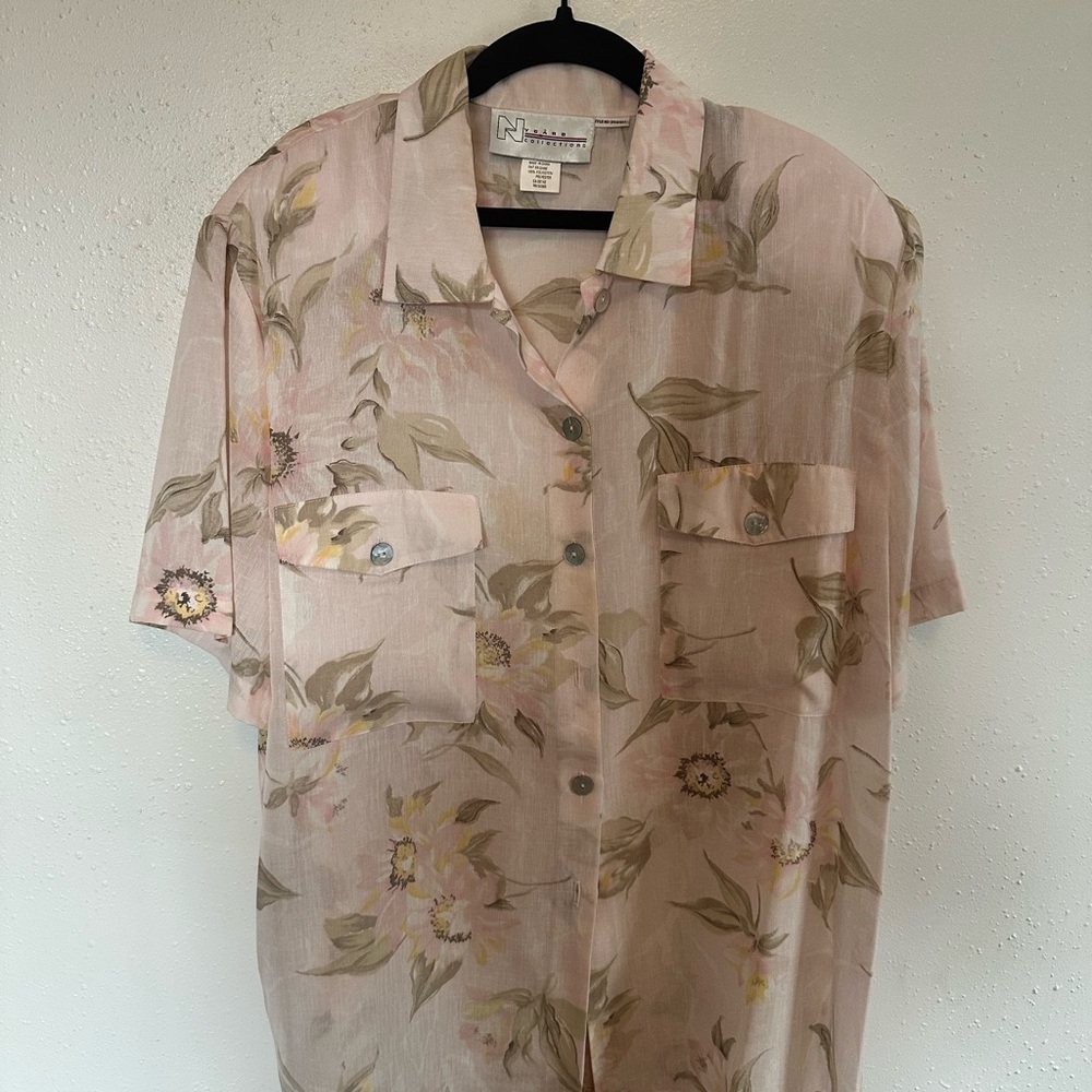 Floral Pink Shirt